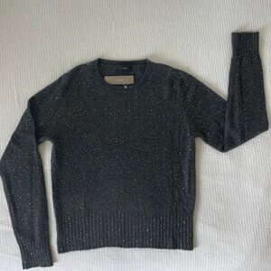 J. Crew Crystal Covered Crewneck size M